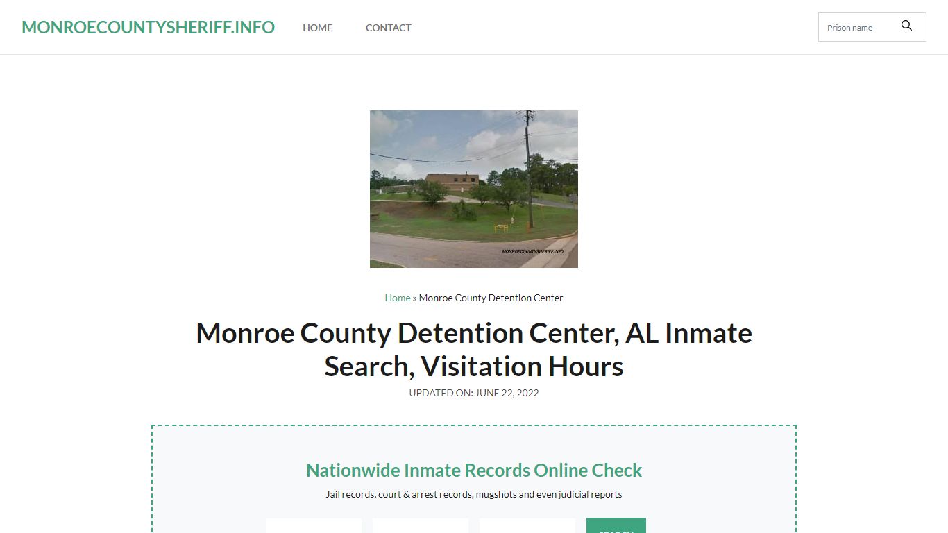 Monroe County Detention Center - monroecountysheriff.info